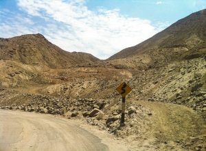 Mountain pass outside of Cieneguilla.