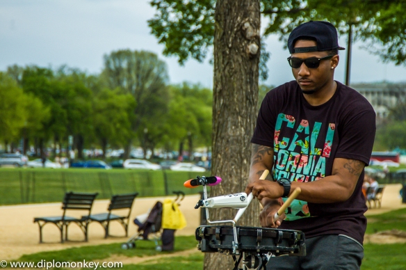 The Percussion King - A Great Street Performer 