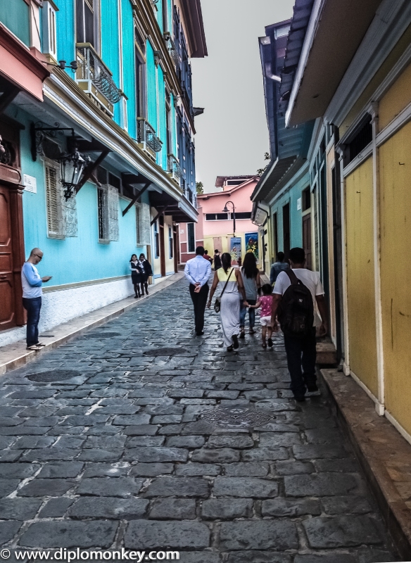 Guayaquil Old Town Street.